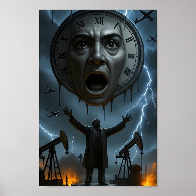Melting Clock Storm of Reckoning Poster (Front)