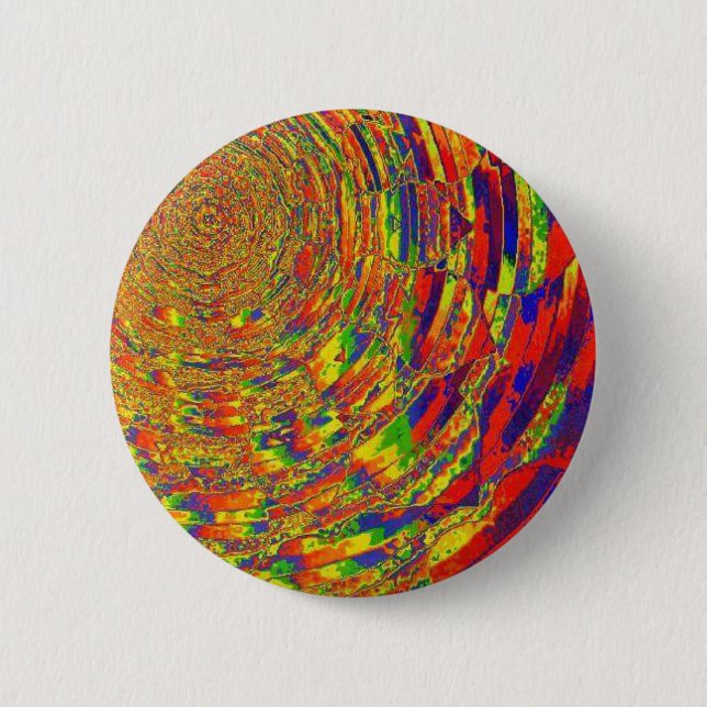 Melting Colors Pinback Button (Front)