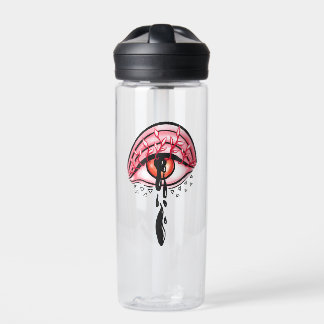 Melting Eye Psychedelic Pastel Goth Art Water Bottle