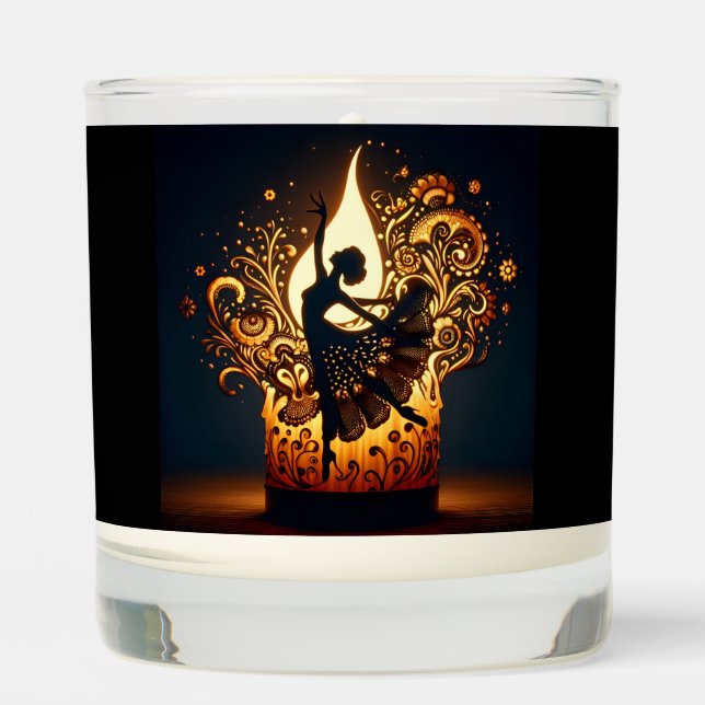 Melting Flamenco Dancer Scented Candle (Front)