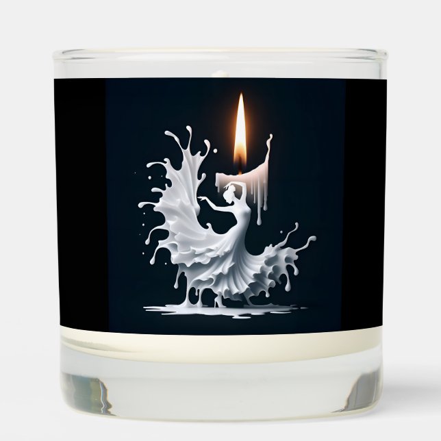 Melting Flamenco Dancer Scented Candle (Front)