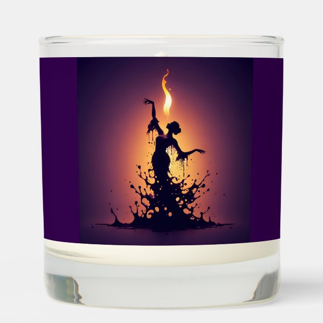 Melting Flamenco Dancer Scented Candle (Front)