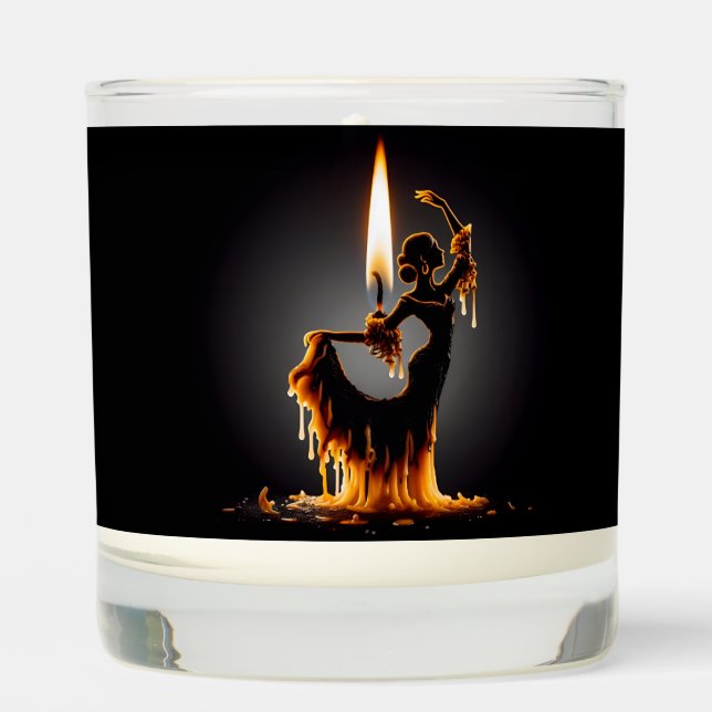 Melting Flamenco Dancer Scented Candle (Front)