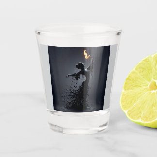 Melting Flamenco Dancer  Shot Glass