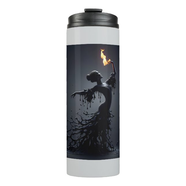 Melting Flamenco Dancer  Thermal Tumbler (Front)