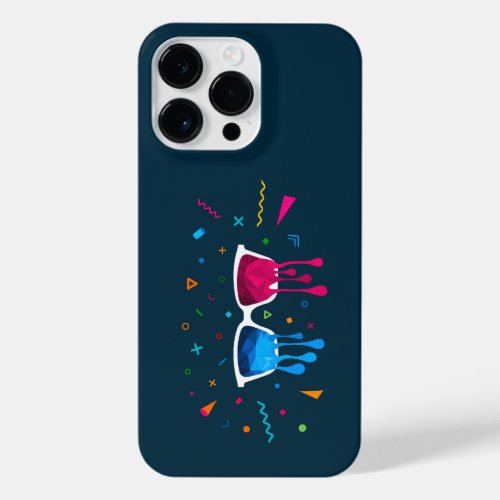 Melting Funky Glasses iPhone 14 Pro Max Case