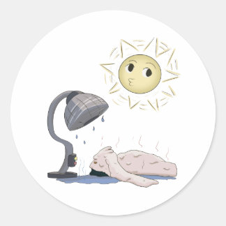 Melting Hac Classic Round Sticker