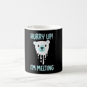 Melting Ice Climate Change Awareness Animal Lover Coffee Mug