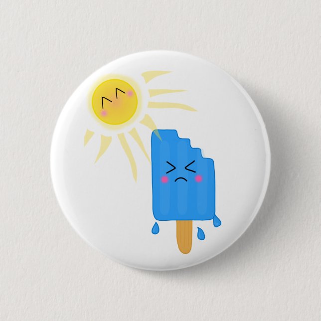 melting ice cream button (Front)