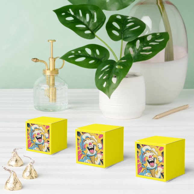 Melting Joy – Ice Cream Pop Art Explosion Favor Boxes (Multiple)