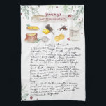 Melting Moments | Recipe Heirloom Kitchen Towel<br><div class="desc">For a unique gift, bake a batch of treats right from one of grandma's treasured recipes, and gift along with a heirloom tea towel printed with the same recipe. Turn handwritten recipes from your mother or grandmother or aunts into gorgeous and sentimental tea towels for daily use. It's easy to...</div>