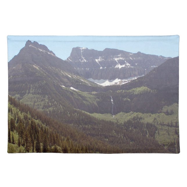 Melting Mountain Snow Placemat (Front)