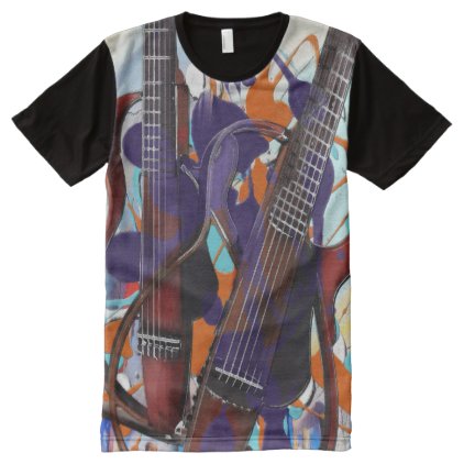 Melting Notes All-Over-Print Shirt