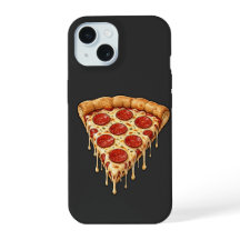 Melting Pepperoni Pizza Slice - Funny Drippy Chees