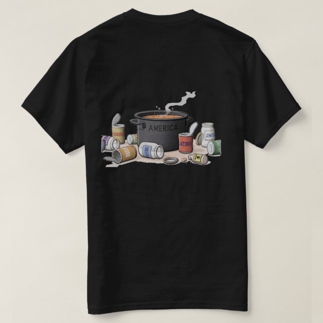 Melting Pot America T-Shirt (Design Back)