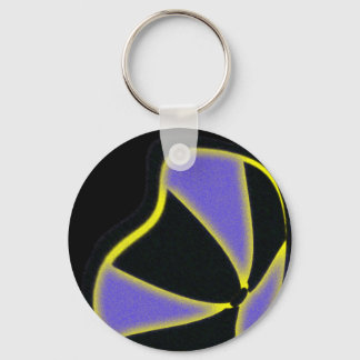 Melting Radioactive Sign Keychain