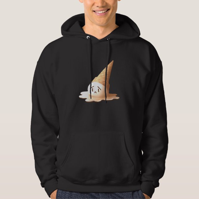 Melting Sad Ice Cream Hoodie (Front)