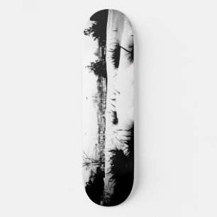 Melting Snow Skateboard Deck