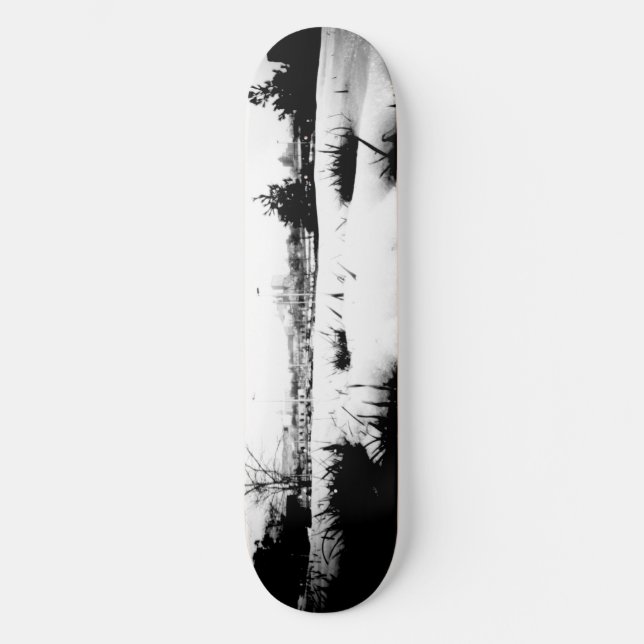 Melting Snow Skateboard Deck (Front)