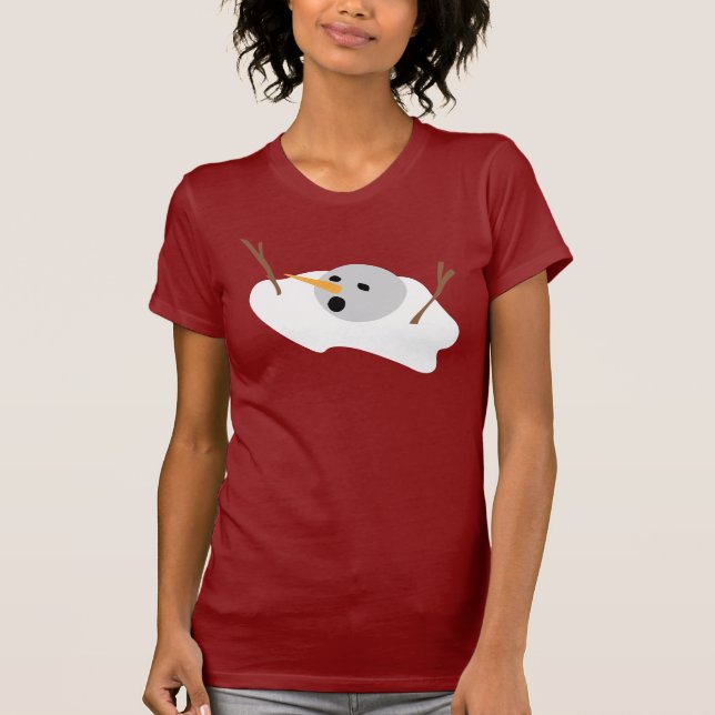 Melting Snowman T-Shirt (Front)