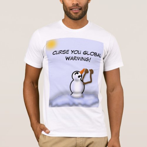 Melting Snowman T_Shirt