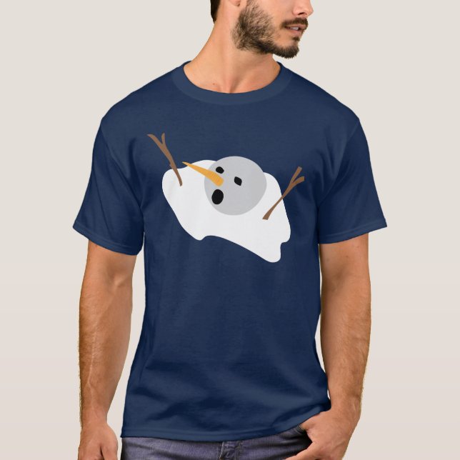 Melting Snowman T-Shirt (Front)