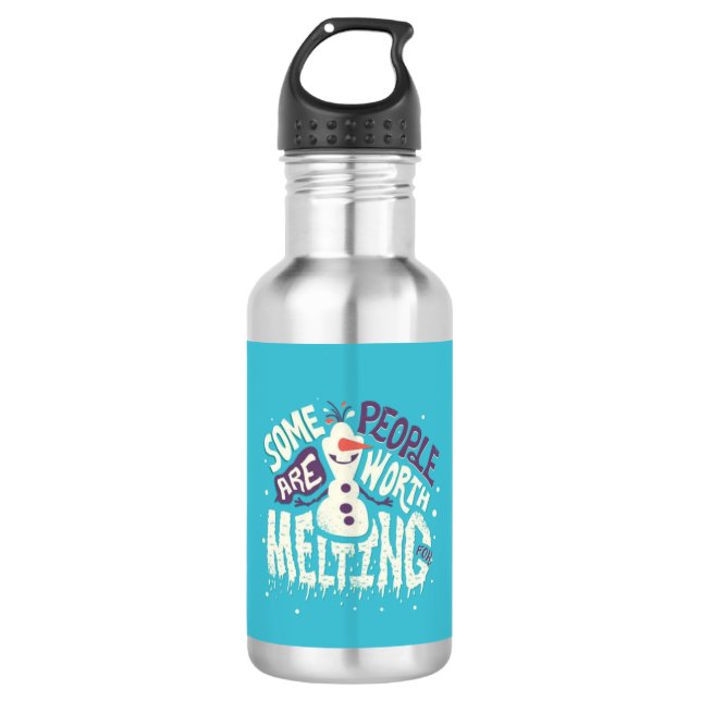 Melting Stainless Steel Water Bottle (Front)