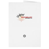 Melting Sunset Fractal Card (Back)