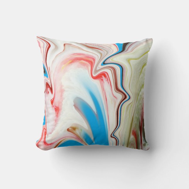 Melting Throw Pillow (Front)