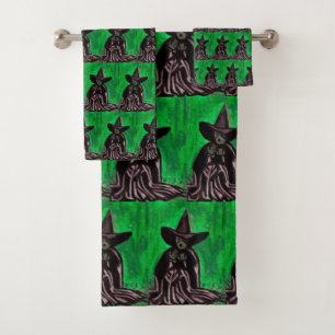 MELTING WIZARD OF OZ WITCH BATH TOWEL SET