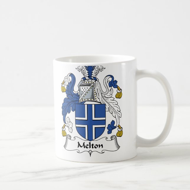 Melton Family Crest Coffee Mug (Right)