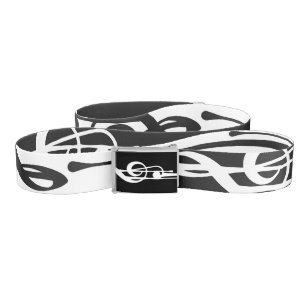 MELTPOINT B/W G-Clef Custom Colors Belt