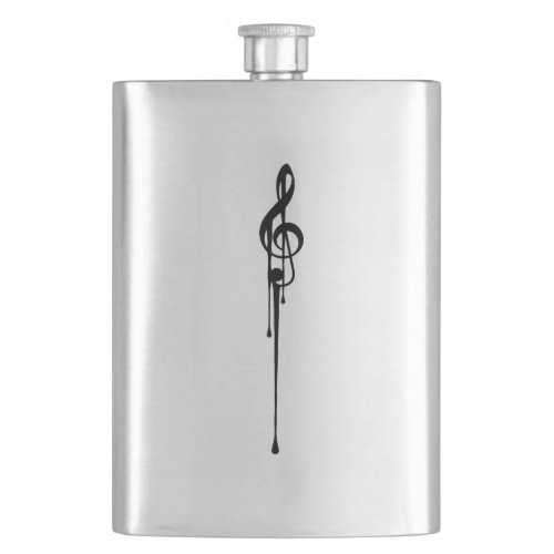 MELTPOINT Custom Color Black G_Clef Flask