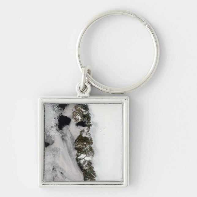 Meltwater ponds along Greenland West Coast Keychain (Front)