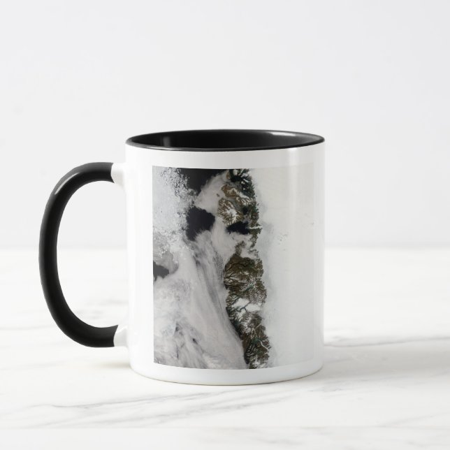 Meltwater ponds along Greenland West Coast Mug (Left)