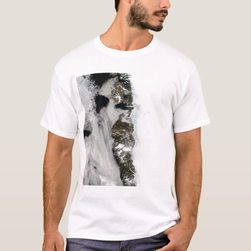 Meltwater ponds along Greenland West Coast T_Shirt