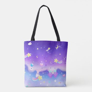 Melty Milky Way Galaxy Tote Bag by Chibibunny at Zazzle
