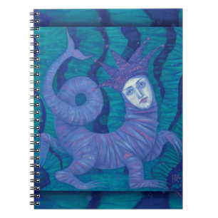Melusine, Melusina, fantasy, surreal, water spirit Notebook