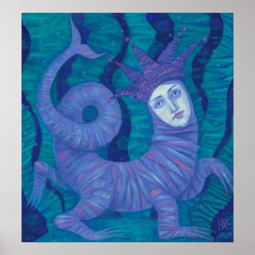 Melusine, Melusina, fantasy, surreal, water spirit Poster