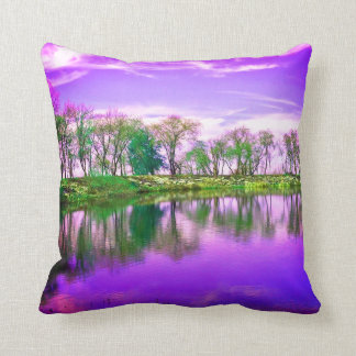 Melville Pond Pillow by Tamara Diaz Art