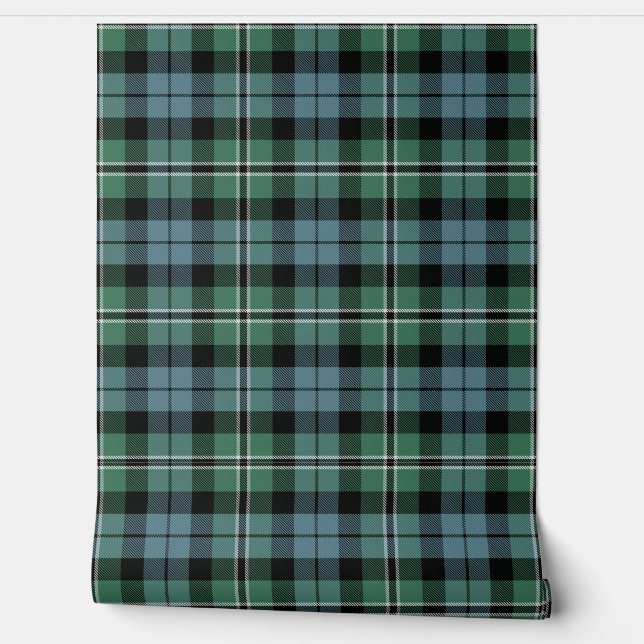 Melville Tartan Plaid Scottish Clan Wallpaper (Unrolling)