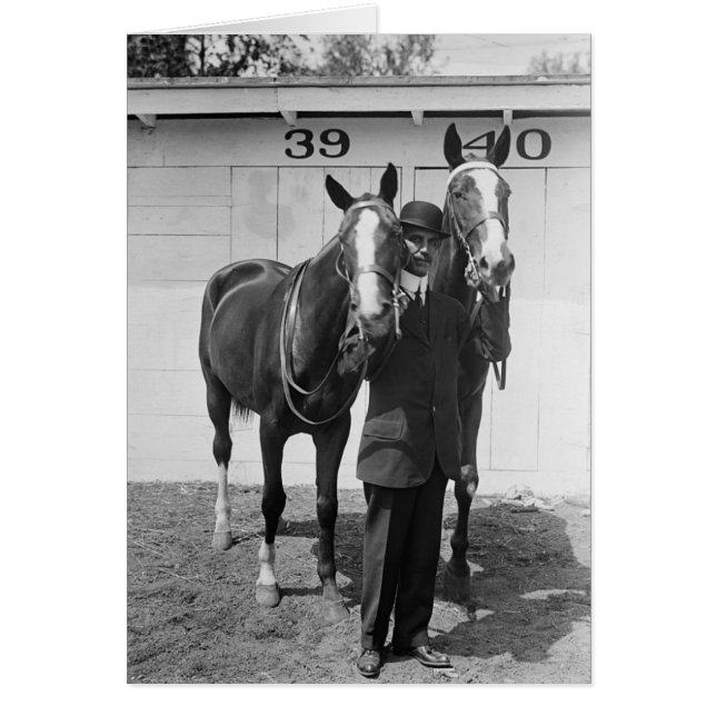 MELVIN C. HAZEN AND HIS HORSES CARDS (Front)