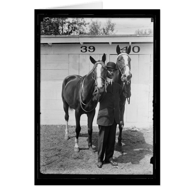 MELVIN C. HAZEN AND HIS HORSES CARDS (Front)