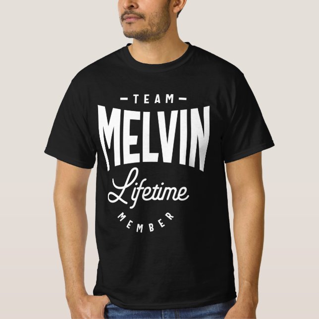 Melvin Personalized Name T-Shirt (Front)