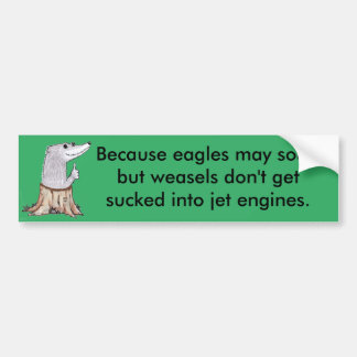 Melvin T. Mink bumper sticker
