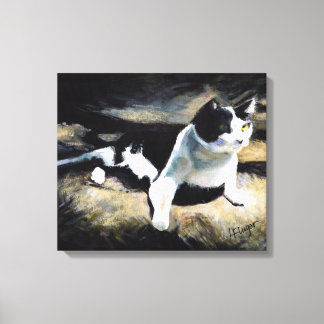 Melvin the Cat Fine Art Canvas Print