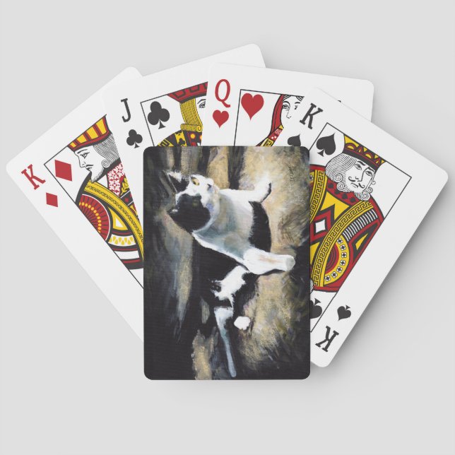 Melvin the Cat Fine Art  Poker Cards (Back)