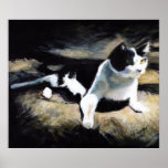 Melvin the Cat Fine Art Poster