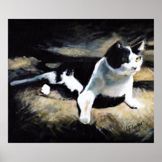 Melvin the Cat Fine Art Poster