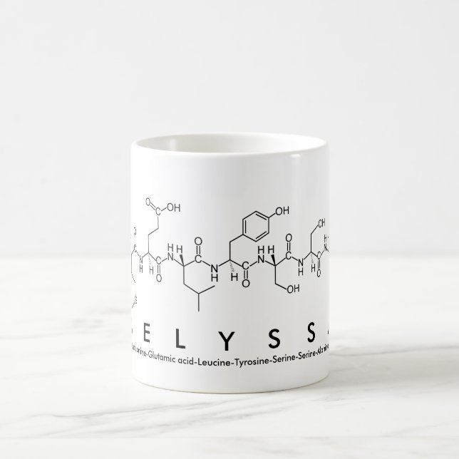 Melyssa peptide name mug (Center)